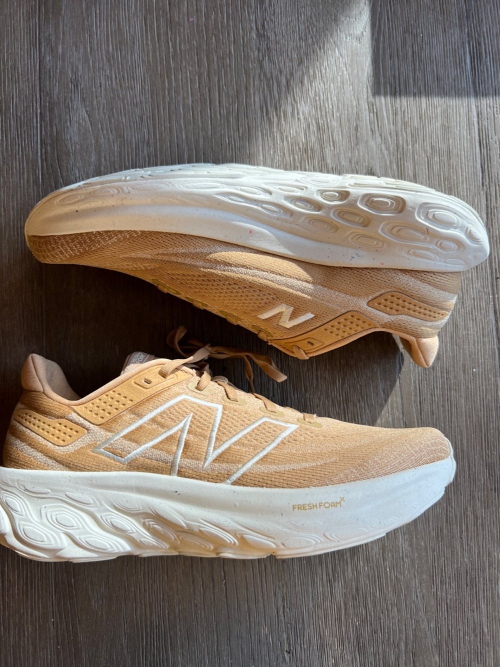 New Balance Fresh Foam Running Shoes - Brown Beige Size 9